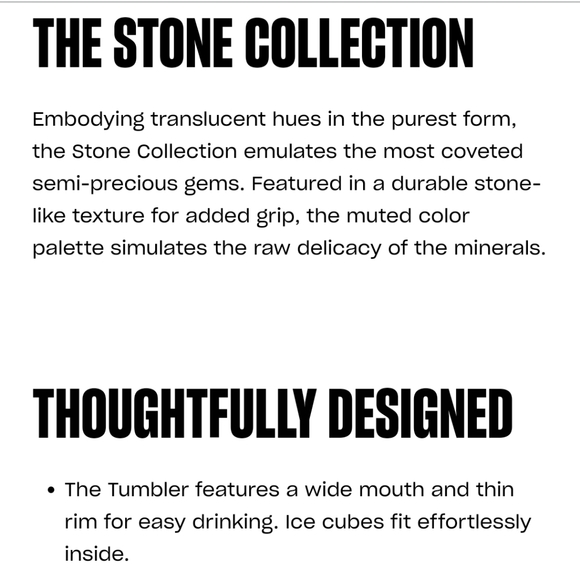 18oz/530ml S'well Tumbler Coral Reef Stone Collection - Picture 12 of 12